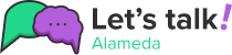 Let's Talk Alameda logo